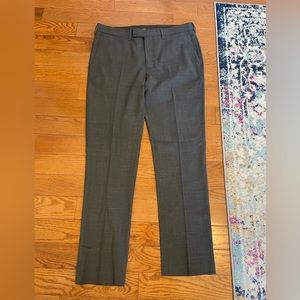 Louis Raphael Slim Fit Dress Pant. Grey. Size 36x32